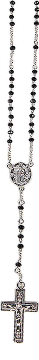 Rosarios Coqueta 51390 Rosario Dark Gray - Chain (800x1200), Png Download