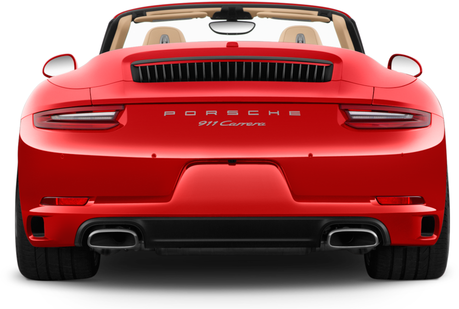 12 - - Porsche 991 Back View 2018 (1360x903), Png Download