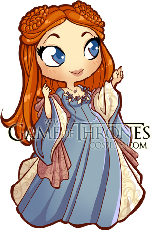 Sansa Stark Chibi/puppet By ~belledamesansmerci On - Game Of Thrones (500x700), Png Download