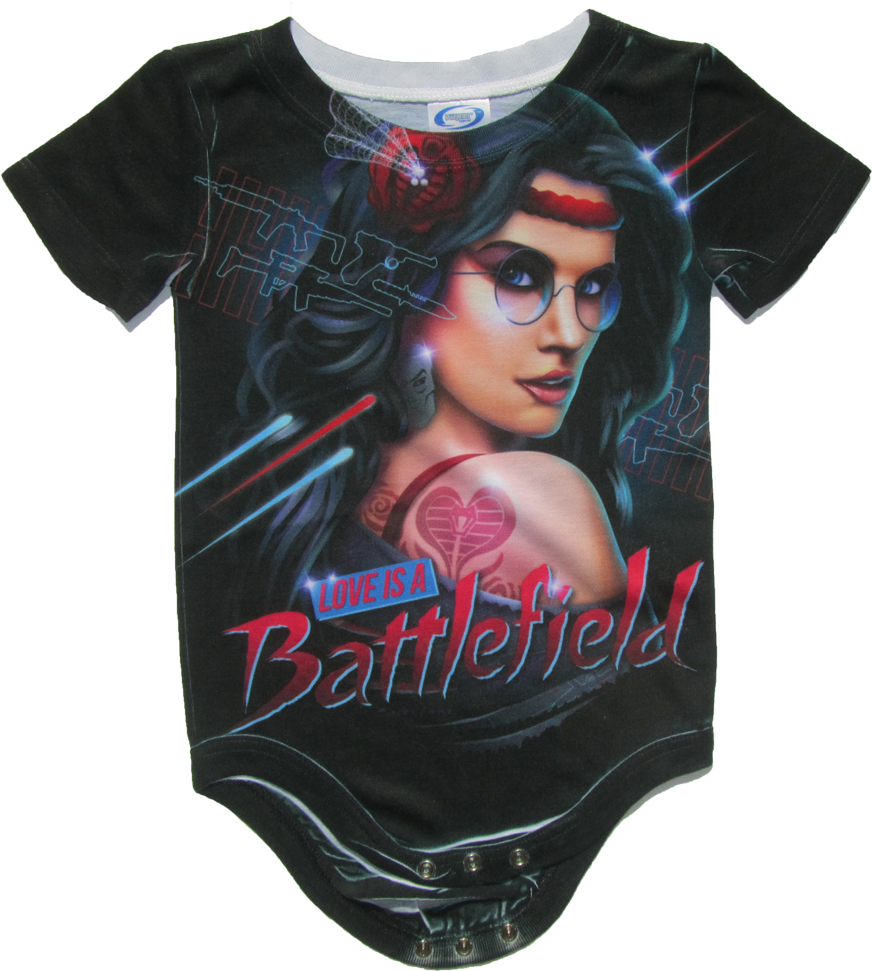 Gi Joe Baroness Onesie - 80s Pop Album Covers (1000x1000), Png Download