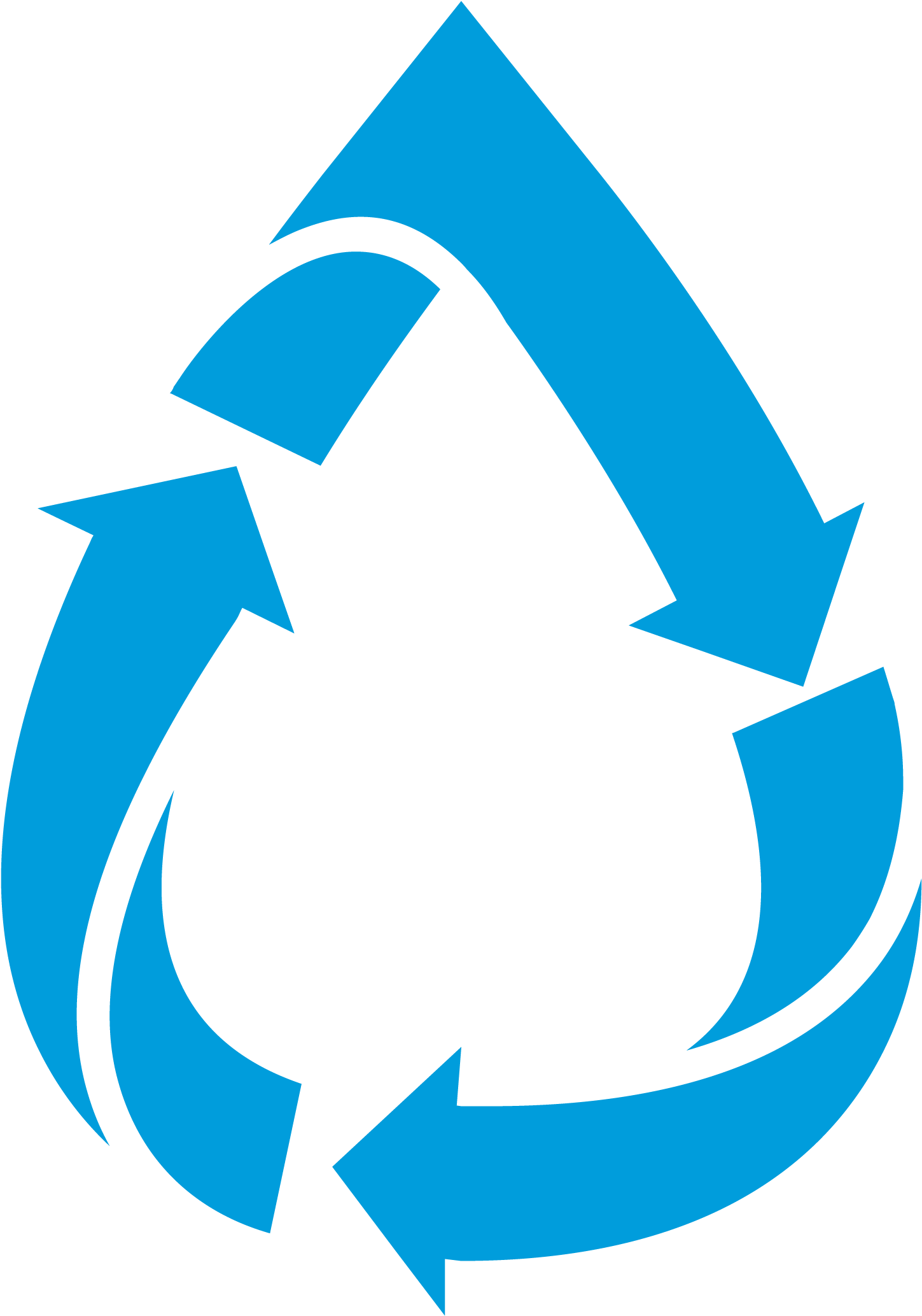Recycle Water Clipart - Water Recycling Icon Png (1500x2084), Png Download