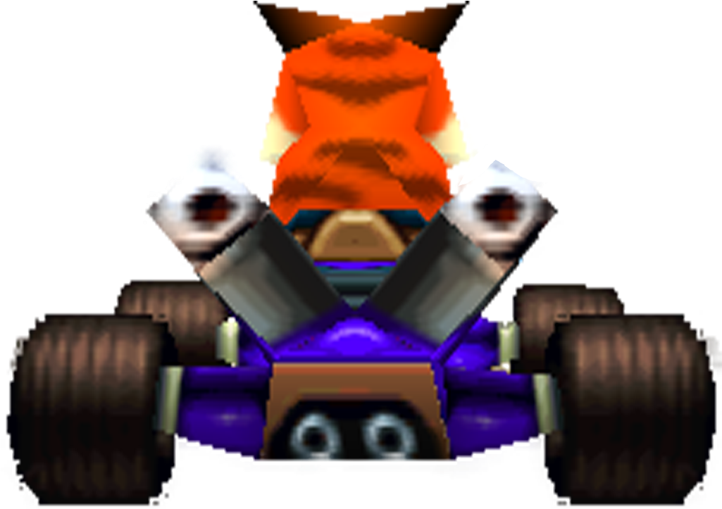 Ctr Pura In-kart - Crash Team Racing Pura (1024x768), Png Download