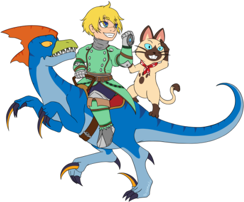 Valo Drawer On A Hunting Mission - Cartoon (500x415), Png Download