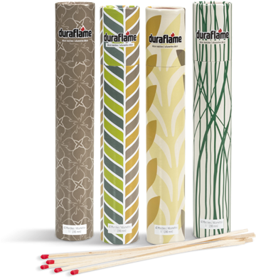 Duraflame® Matches & Lighters - Dura Flame Long Stem Matches (400x453), Png Download