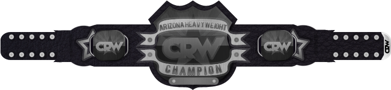 Arizona Hevyweight Title Belt - Crw Wrestling Belt (900x360), Png Download