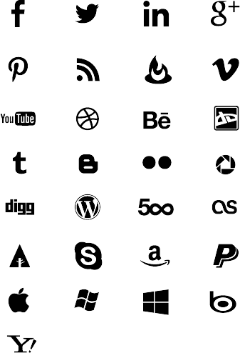 Social Icons Vector Png - Social Icon Vector Png (337x494), Png Download