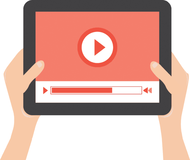 Video Marketing Vector - Digital Video Ads (640x542), Png Download