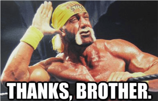 I'm Back For Another Evening Of Muckraking And News - Hulk Hogan Sign (720x340), Png Download
