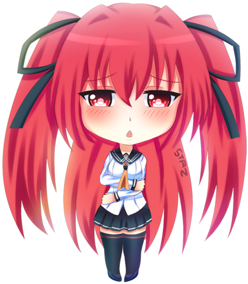 Mio Chibi By Stazgaskarth On Deviantart Chibi, Anime, - Shinmai Maou No Testament Chibi (600x600), Png Download