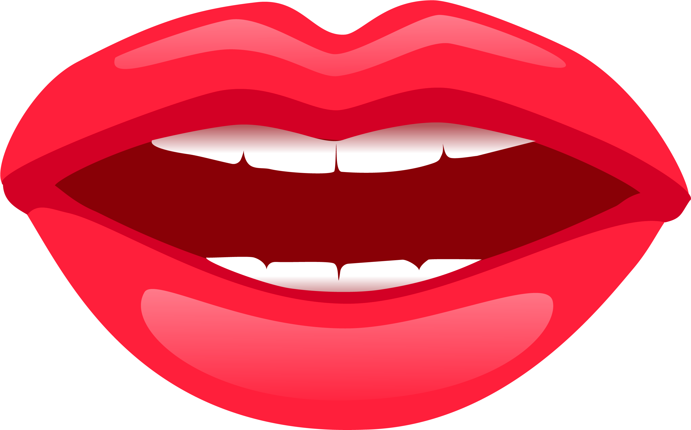 Mouth Png Transparent Image - Clip Art (3000x1878), Png Download