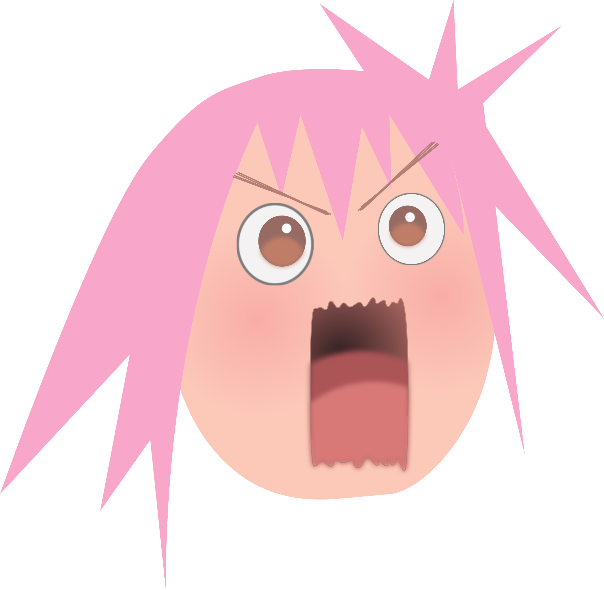 Line Art Anime Computer Icons Manga - Anime Robot Pinky Chica (767x750), Png Download