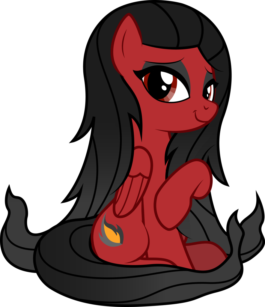 Lightning Stripe, Black Mane, Cutie Mark, Derpibooru - Cartoon (884x1024), Png Download