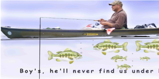 What To Do When The Fish Just Don't Bite - No Bite Fishing (788x279), Png Download