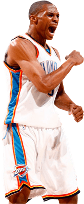 Russell Westbrook Winning - Russell Westbrook No Background (400x400), Png Download