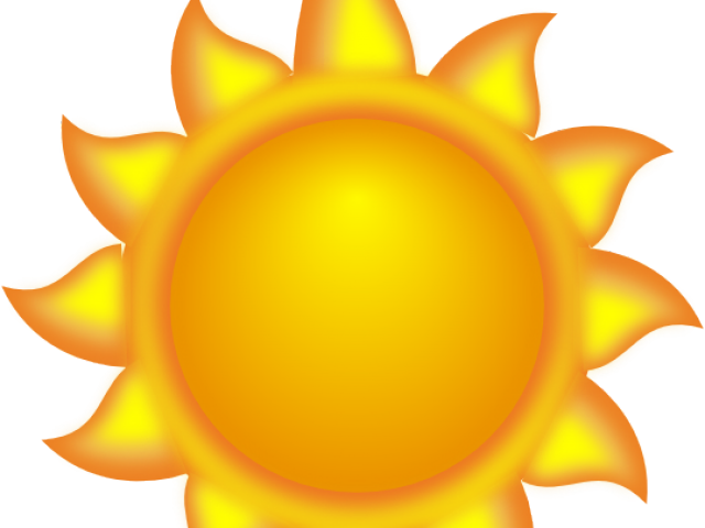 Sunlight Clipart Cartoon - Sun Rays Cartoon (640x480), Png Download