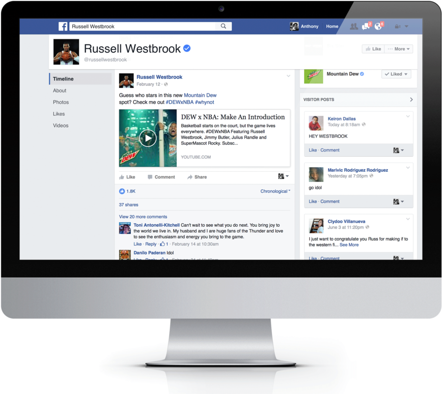 Facebook Westbrook - Portal Design Ui Ux (1000x871), Png Download
