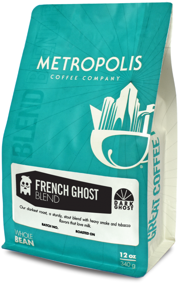 French Ghost Blend - Metropolis Coffee (584x1000), Png Download