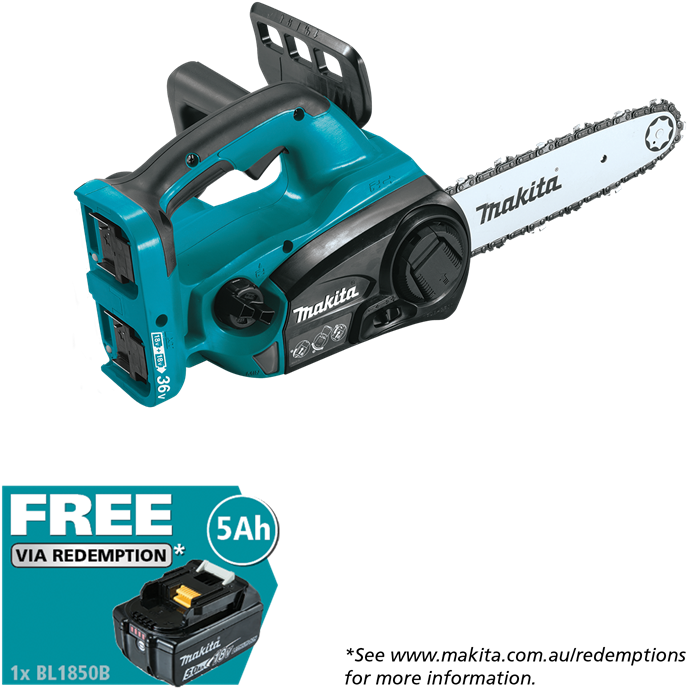 Makita Battery Chainsaw Duc252z (800x800), Png Download