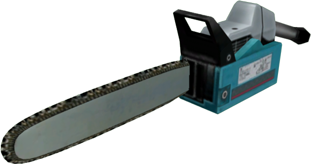 Download Zip Archive - Dead Rising Chainsaw (750x650), Png Download
