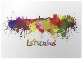 Fine Art America Instambul Skyline (400x400), Png Download