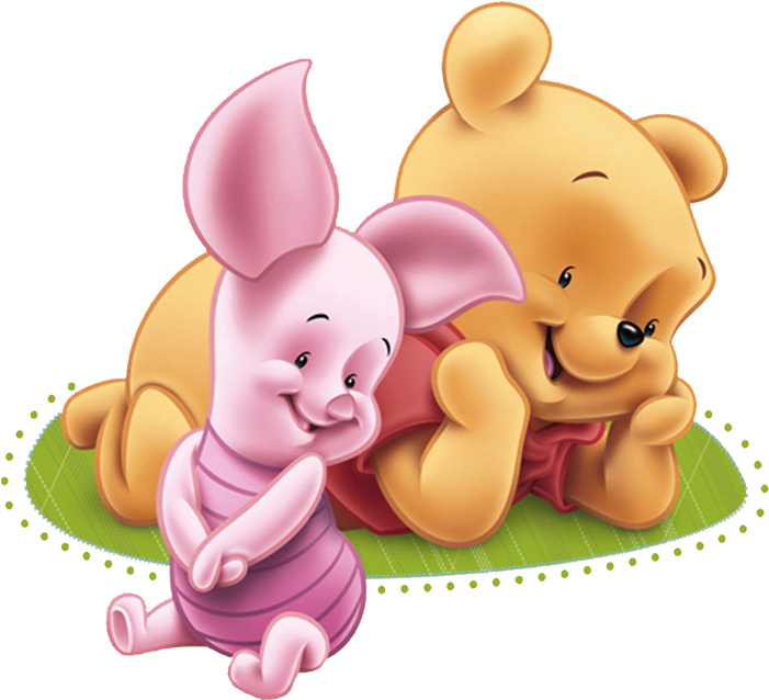 Illustrations Baby - Winnie The Pooh Baby Png (720x661), Png Download