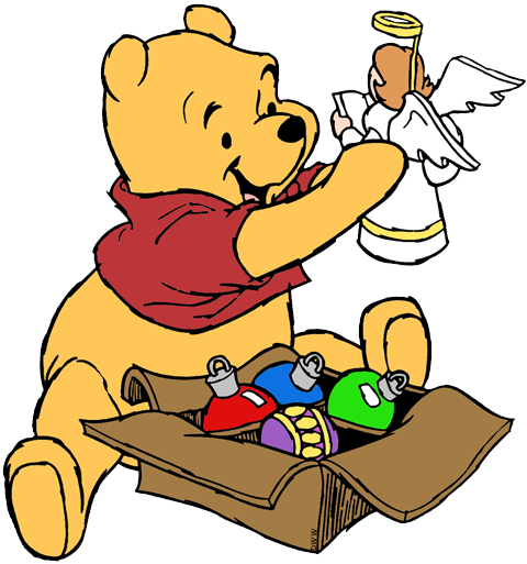 Clip Art Disney Galore Angel Tigger - Winnie The Pooh Png (480x513), Png Download