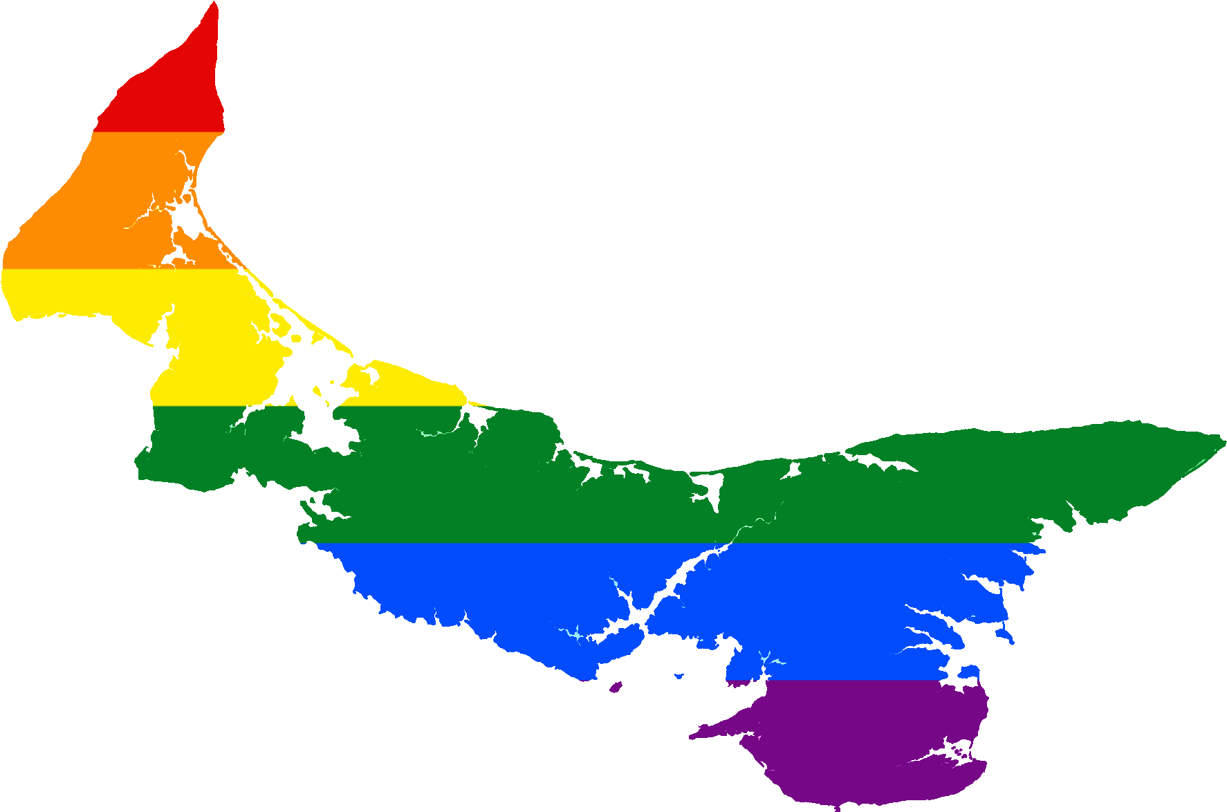 Vector Royalty Free Download File Lgbt Flag Of Prince - Flag Map Islands Wikimedia Commons (2000x1463), Png Download