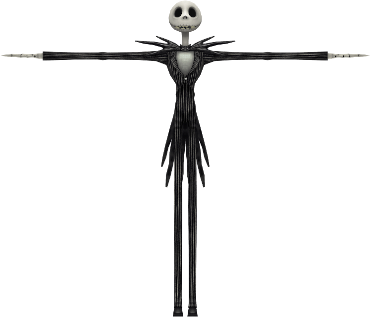 Download Zip Archive - Jack Skellington Png (750x650), Png Download