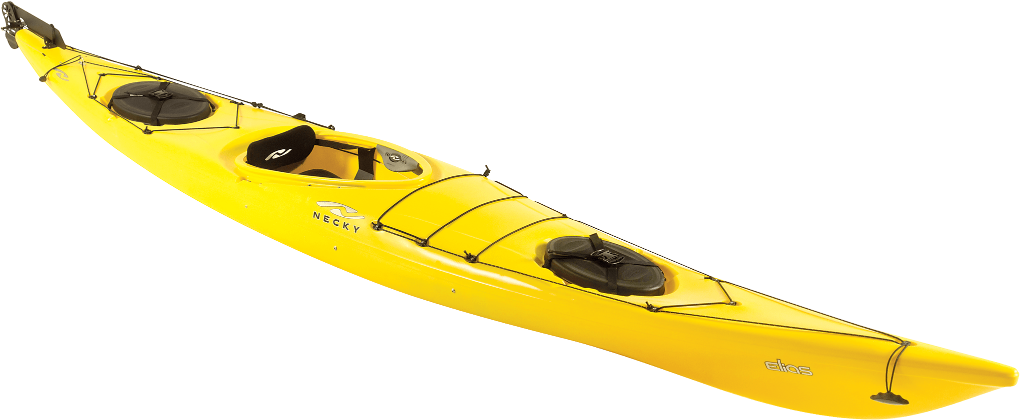 Sports - Necky Elias Kayak With Rudder Yellow, One Size (2100x919), Png Download