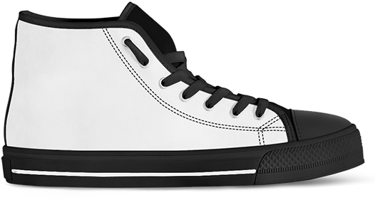 Jack Skellington Clash Of Rainbow Women's High Top - Canvas Printed Shoes - Adventure Time #2 (534x310), Png Download