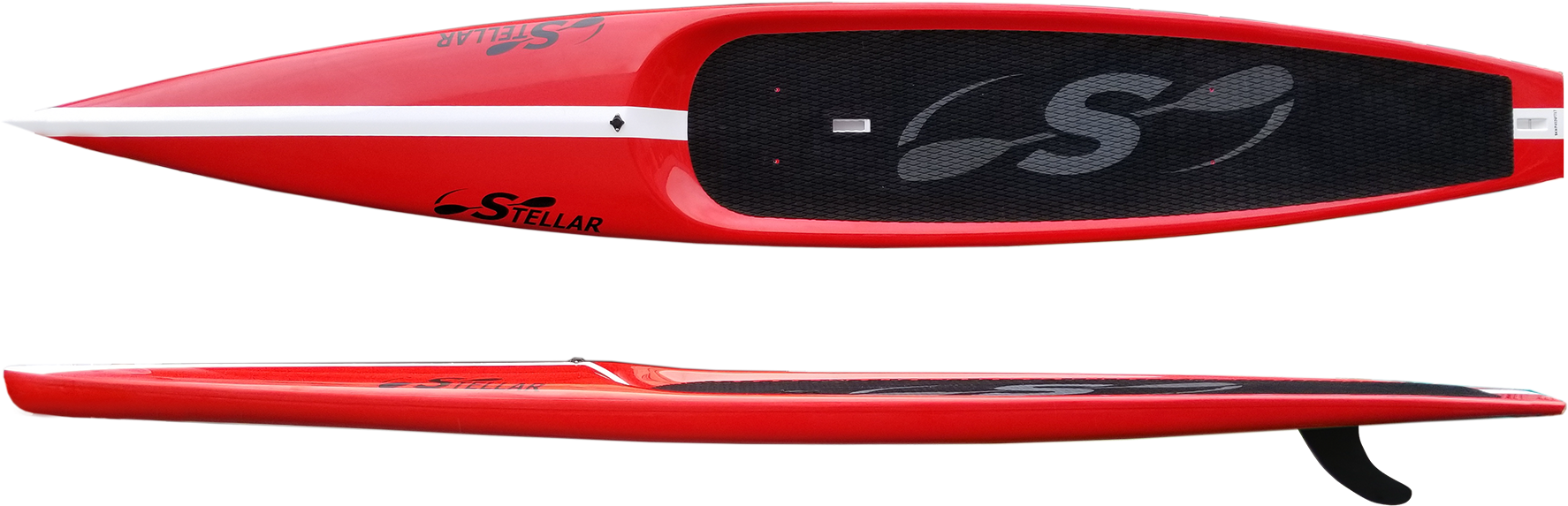 The Stellar 14' Stand Up Paddleboard Is A Quick And - Surf Ski Paddle Board (1800x596), Png Download