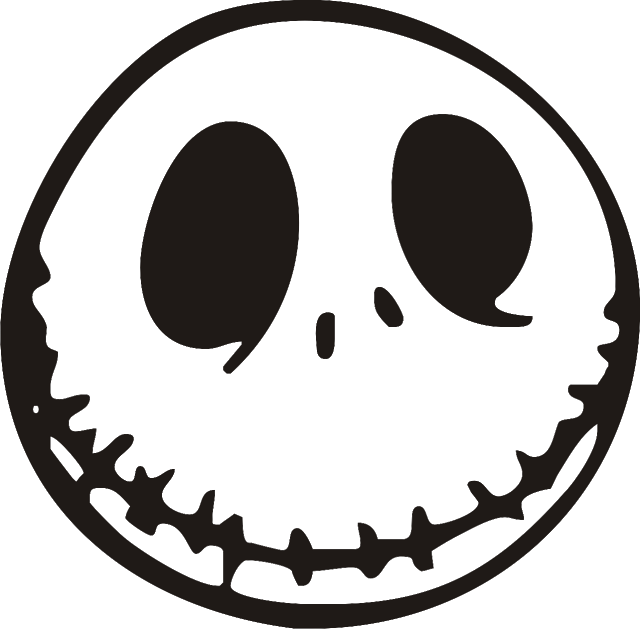 Jack Skellington The Nightmare Before Christmas - Jack Skellington Happy Face (640x629), Png Download