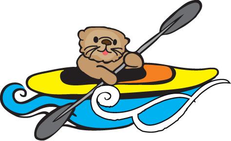Kayak Clipart - Kayaking Clipart (474x289), Png Download