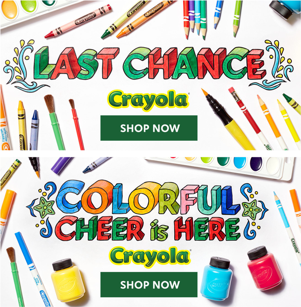 Crayola Christmas Campaign For Zulily Lisa Douglass - Graphic Design (1400x1026), Png Download
