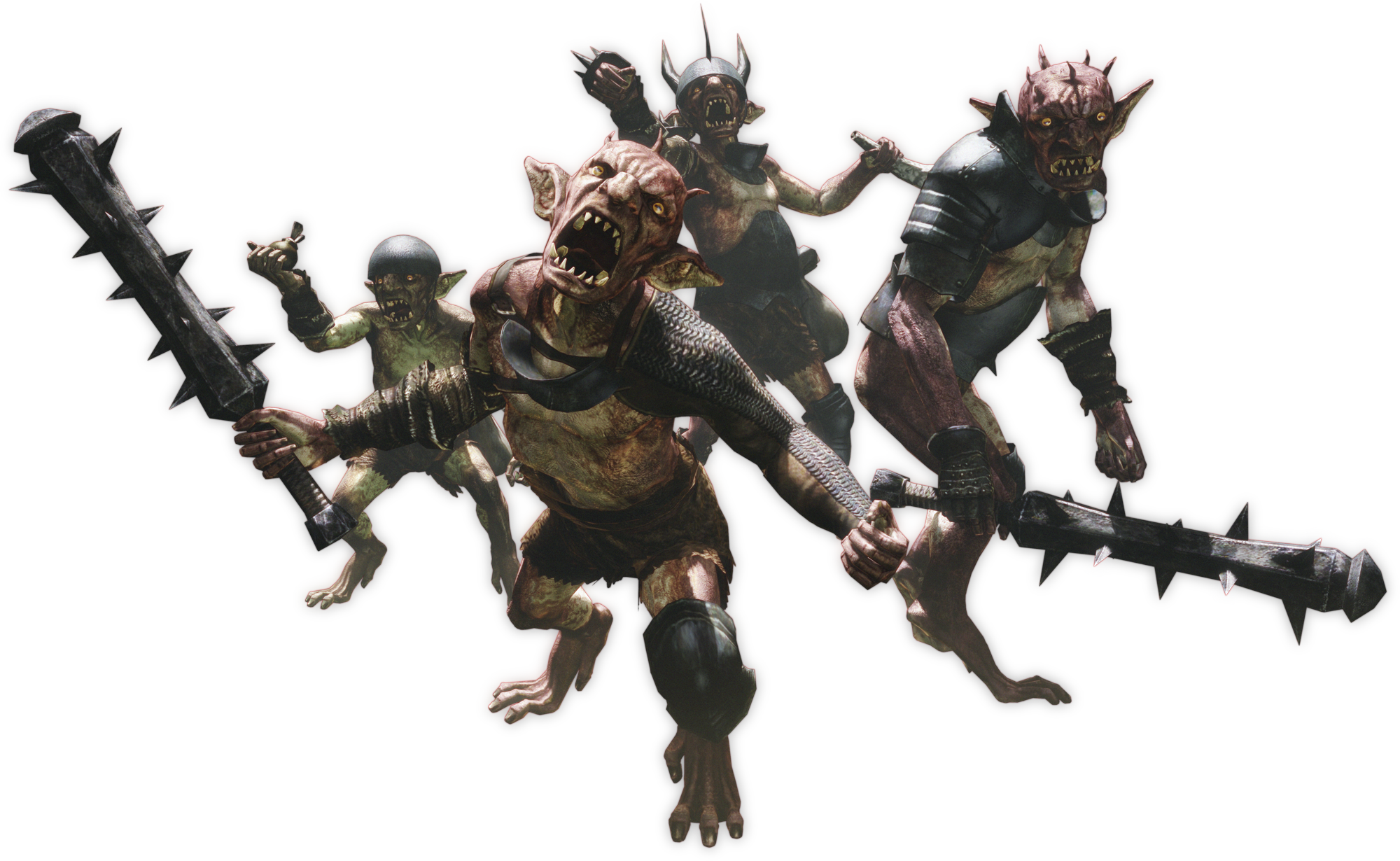 D&d Goblin Png Transparent Library - Dragon's Dogma Dark Arisen Goblin (2000x1230), Png Download