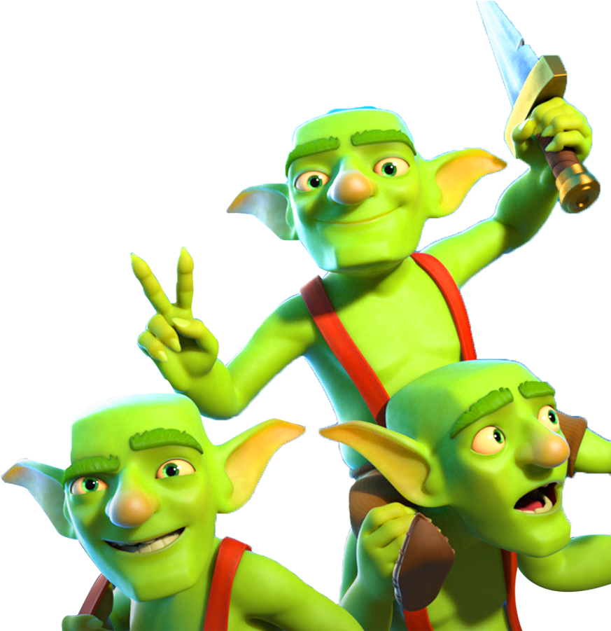 Clash Goblin Png - Clash Royale Goblin Swarm (895x900), Png Download