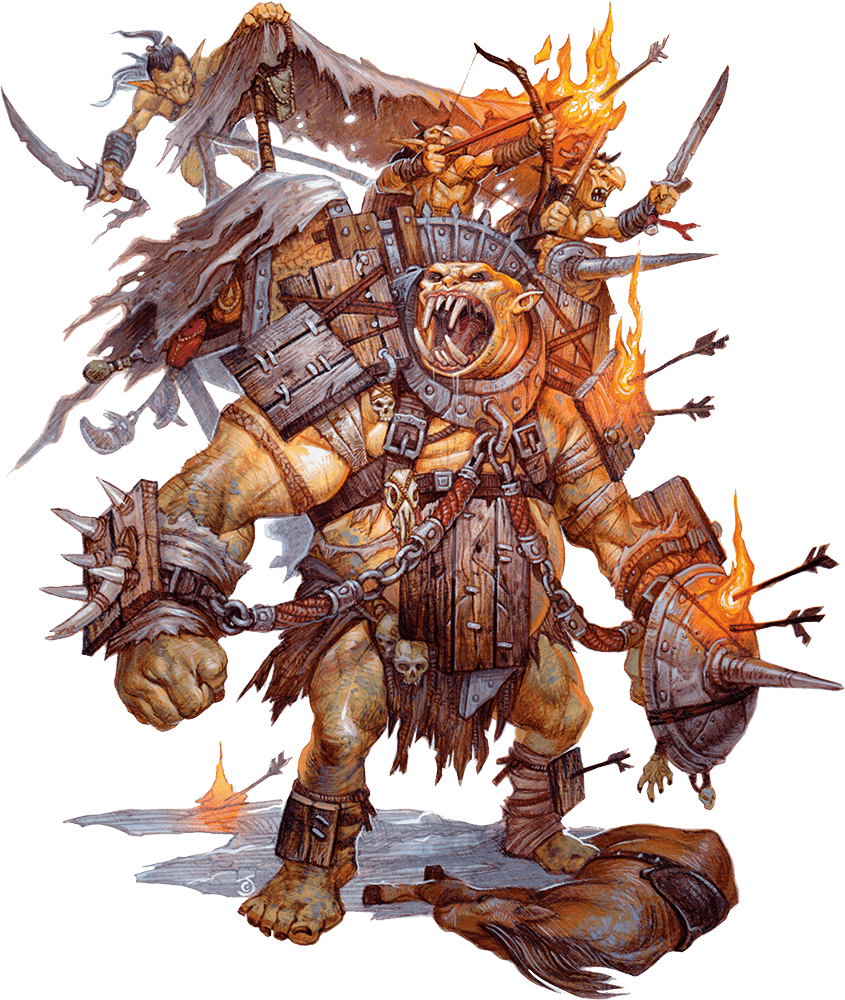 Out Of The Box D&d Encounters - Mordenkainen's Tome Of Foes Ogres (845x1000), Png Download