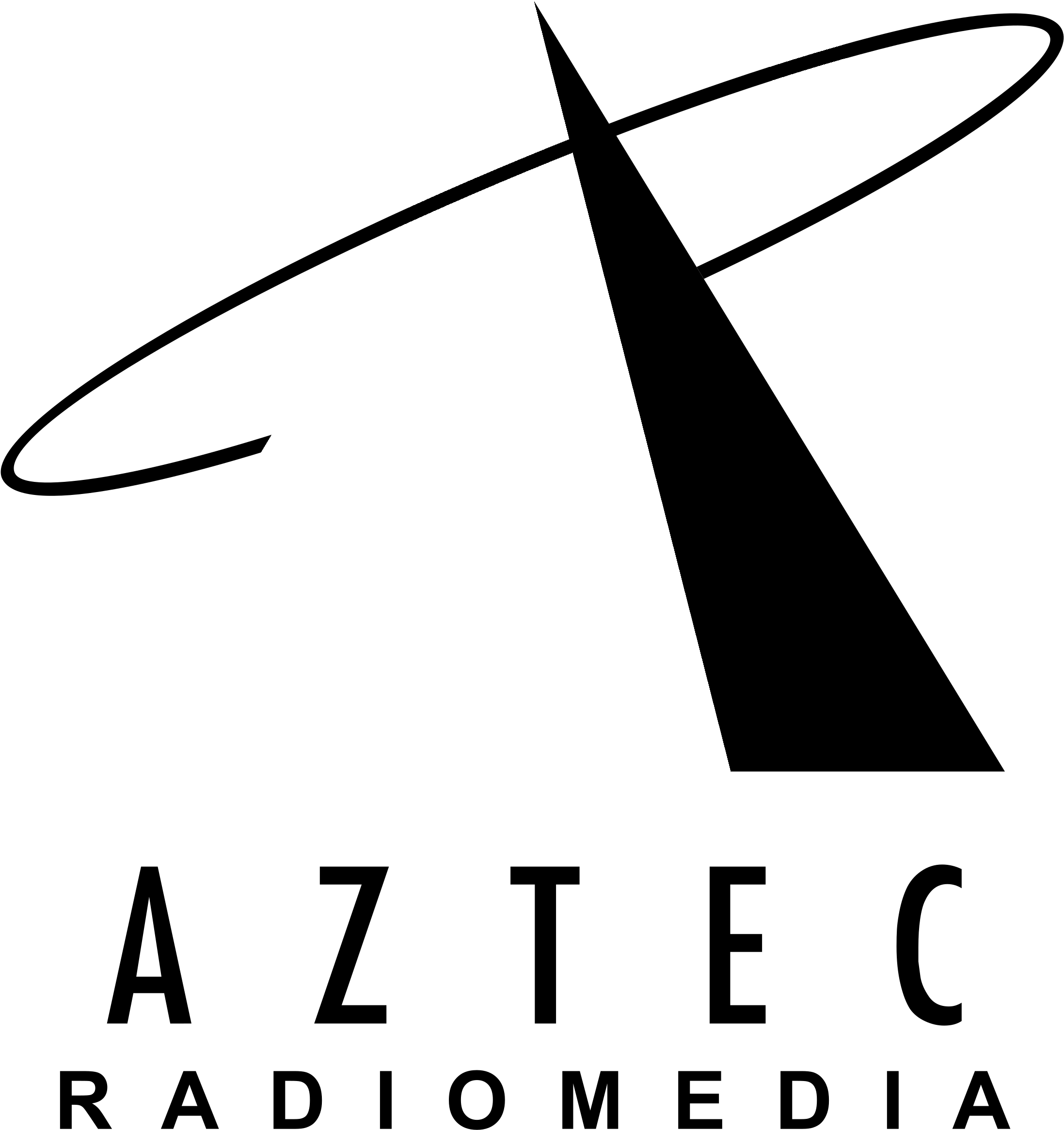 Aztec Radiomedia 01 Logo Black And White - Balmindar Singh (2400x2400), Png Download