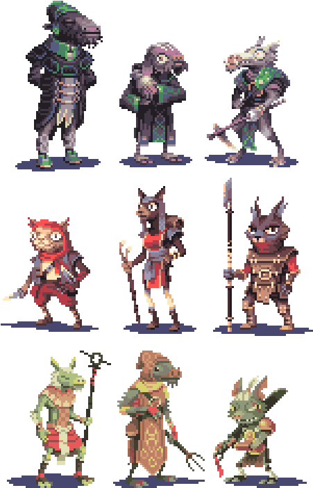 Here Is The Full Set Of Goblins I Made For Goblin Week - Goblin Week (480x720), Png Download