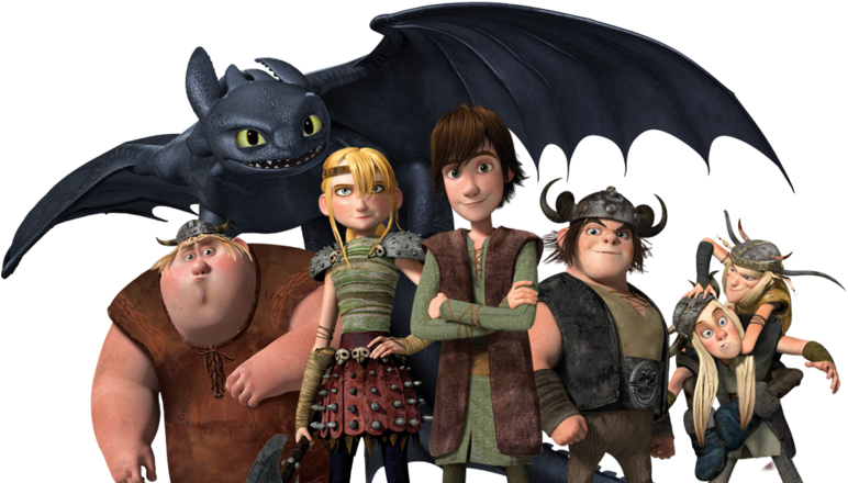 Defenders Of Berk - Train Your Dragon Characters (800x450), Png Download
