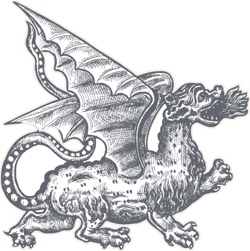 Find Hidden Dragons At The Met On This Game - Dragon Medieval (500x503), Png Download