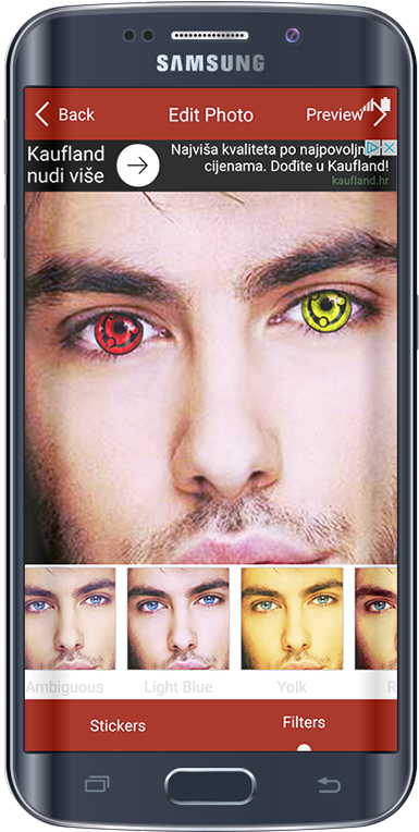 Sharingan Eye Editor (480x800), Png Download