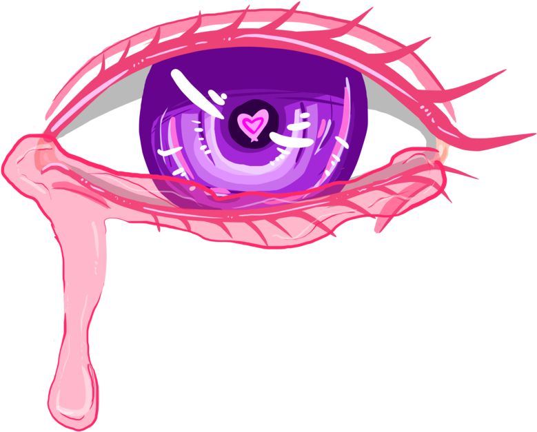 Pink Eyes Clipart Contact - Portable Network Graphics (894x894), Png Download
