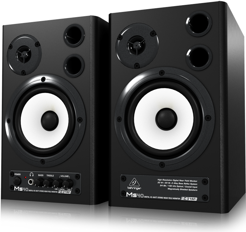 Ms40 P0384 Right L - Behringer Ms40 Monitor Speakers (800x800), Png Download