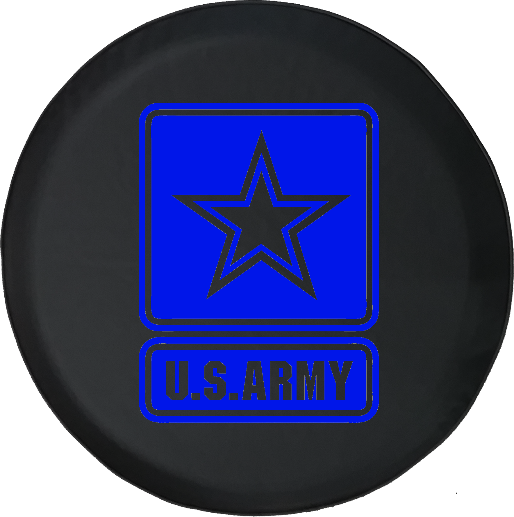 Us Army Star Military Offroad Jeep Rv Camper Spare - Circle (1768x1777), Png Download