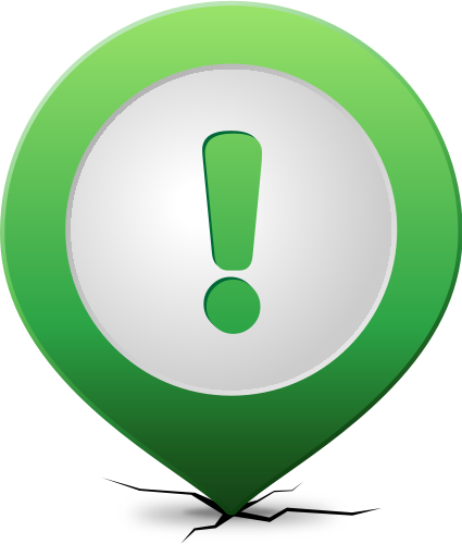 Clipart Info - Attention Icon Green (425x500), Png Download