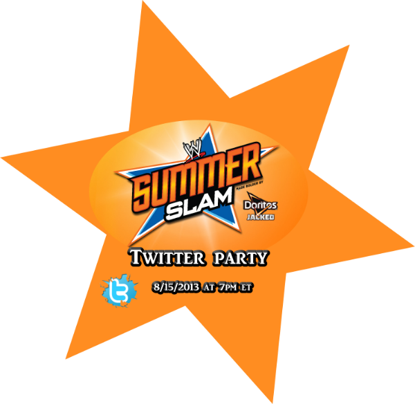 Summer Slam Twitter Party - Wwe - Summerslam 2013-sports (dvd) (600x584), Png Download