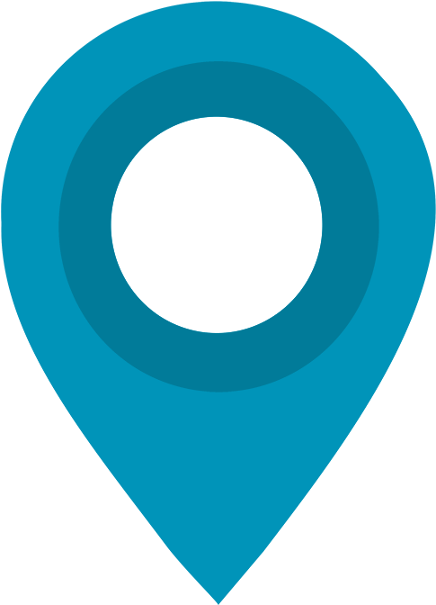 Location Icon In Blue Colour (500x681), Png Download