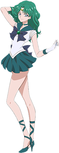 Sailor Neptune - Sailor Moon Crystal Sailor Neptune (240x566), Png Download