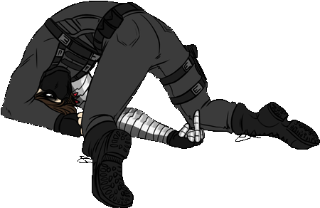 "who The Hell Is Bucky " Gur0lr6 - Bucky Metal Arm (500x321), Png Download